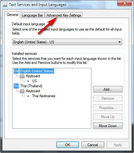 วิธีตั้งค่าการเปลี่ยนภาษาไทยใน Windows 7 | Officemanner