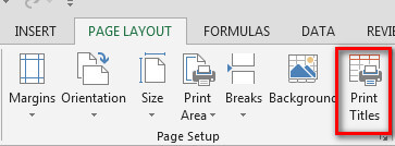 วิธีสั่งพิมพ์หัวตารางอัตโนมัติให้ติดทุกหน้า Excel